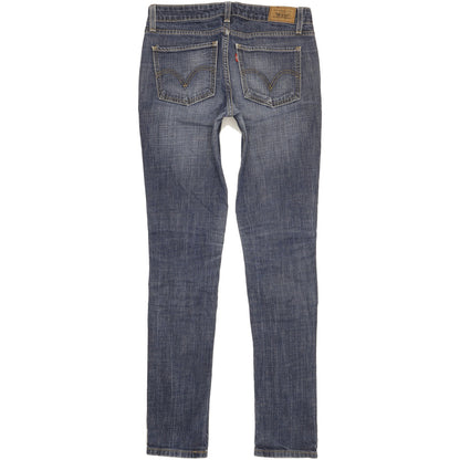 Levi's 518 Women Blue Skinny Slim Stretch Jeans W30 L33