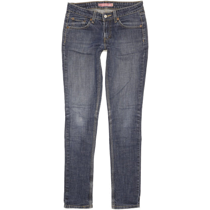 Levi's 518 Women Blue Skinny Slim Stretch Jeans W30 L33