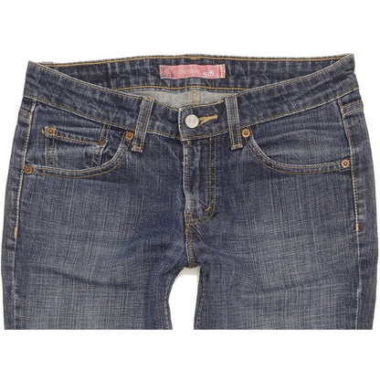 Levi's 518 Women Blue Skinny Slim Stretch Jeans W30 L33