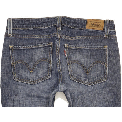 Levi's 518 Women Blue Skinny Slim Stretch Jeans W30 L33