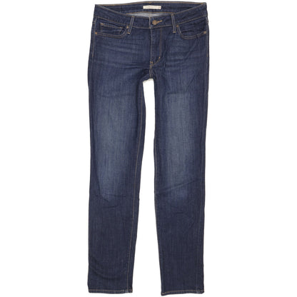 Levi's 712 Women Blue Straight Slim Stretch Jeans W29 L31