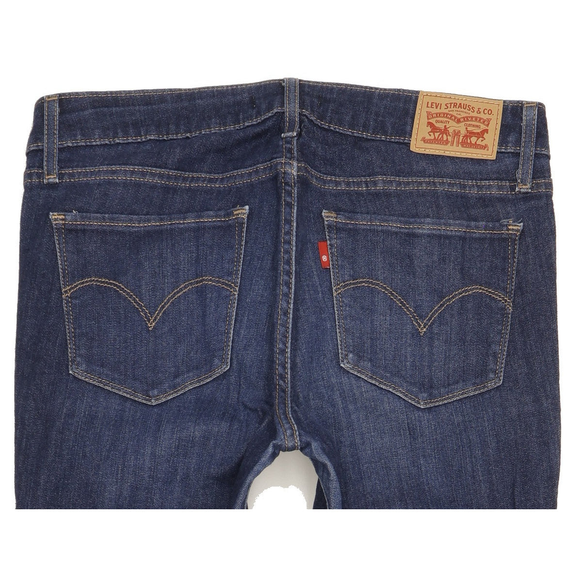 Levi's 712 Women Blue Straight Slim Stretch Jeans W29 L31