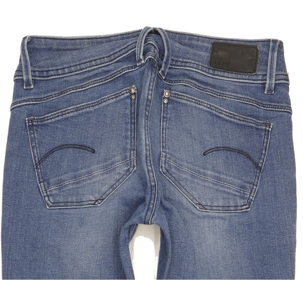 G-Star Lynn Women Blue Skinny Slim Jeans W26 L30