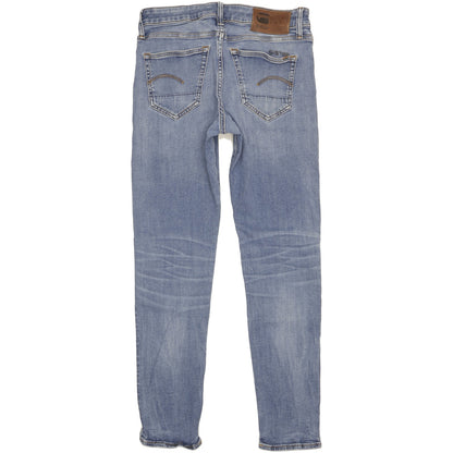 G-Star 3301 Men Blue Skinny Slim Stretch Jeans W31 L31