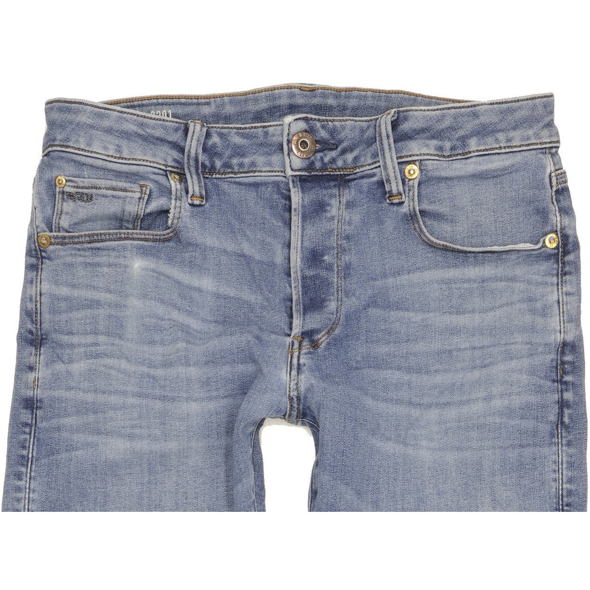 G-Star 3301 Men Blue Skinny Slim Stretch Jeans W31 L31