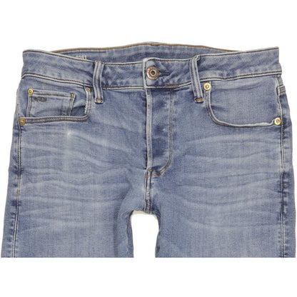 G-Star 3301 Men Blue Skinny Slim Stretch Jeans W31 L31
