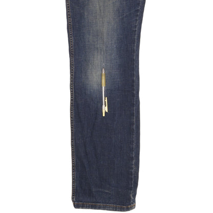 Wrangler Texas Men Blue Straight Regular Stretch Jeans W33 L34