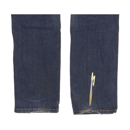 Wrangler Texas Men Blue Straight Regular Stretch Jeans W33 L34