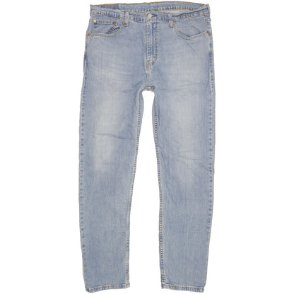 Levi's 502 Men Blue Tapered Regular Stretch Jeans W36 L32