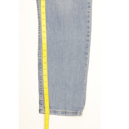 Levi's 502 Men Blue Tapered Regular Stretch Jeans W36 L32
