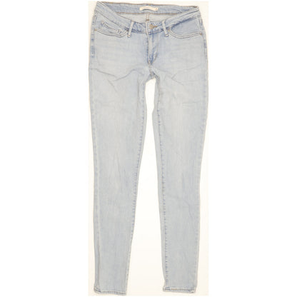 Levi's 711 Women Blue Skinny Slim Stretch Jeans W28 L31