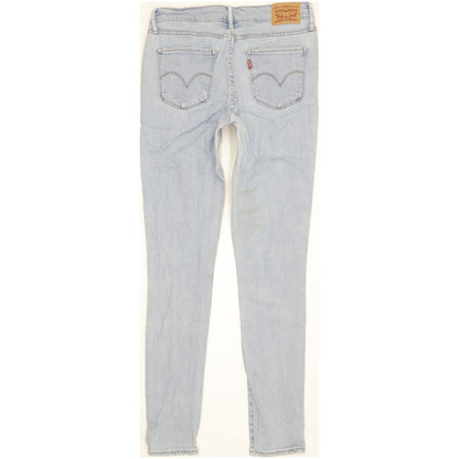 Levi's 711 Women Blue Skinny Slim Stretch Jeans W28 L31