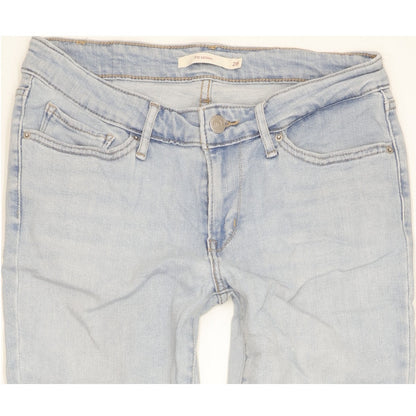 Levi's 711 Women Blue Skinny Slim Stretch Jeans W28 L31