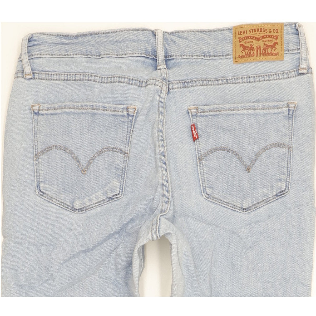 Levi's 711 Women Blue Skinny Slim Stretch Jeans W28 L31