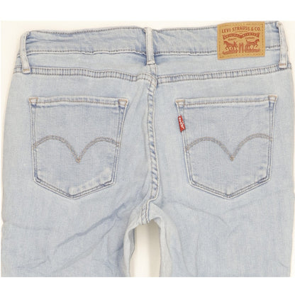 Levi's 711 Women Blue Skinny Slim Stretch Jeans W28 L31