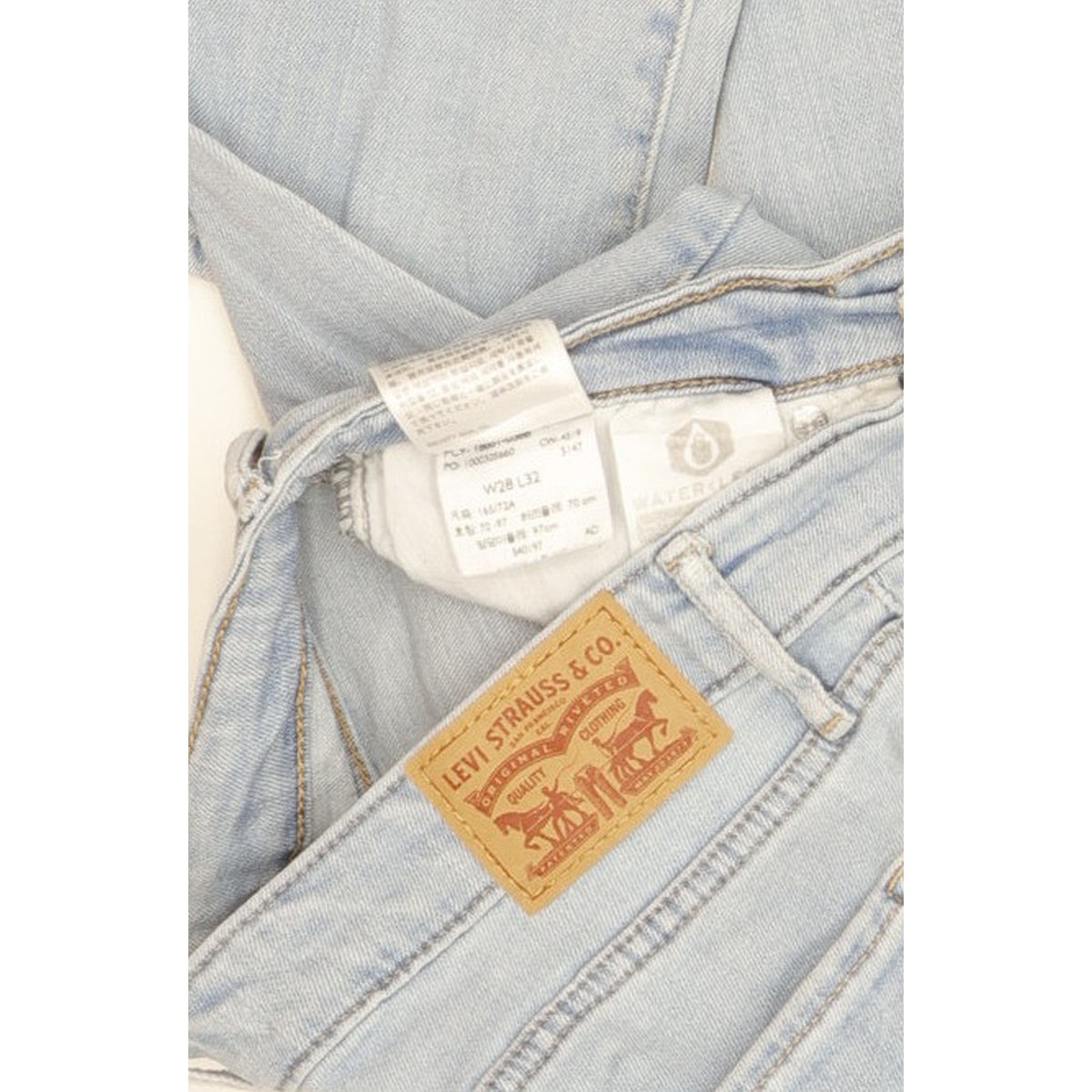 Levi's 711 Women Blue Skinny Slim Stretch Jeans W28 L31