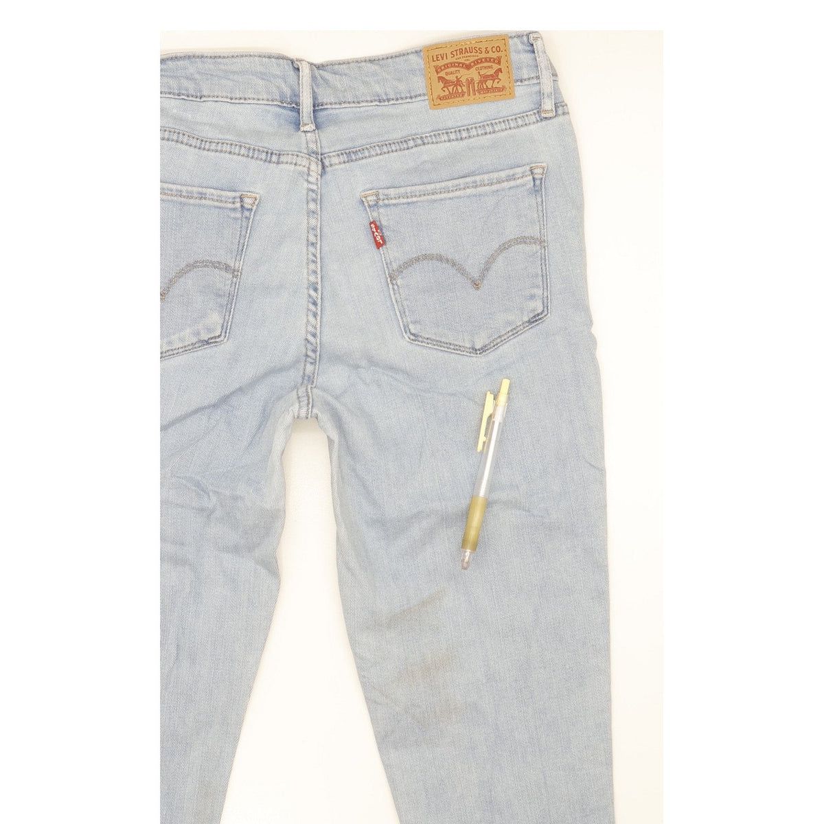 Levi's 711 Women Blue Skinny Slim Stretch Jeans W28 L31