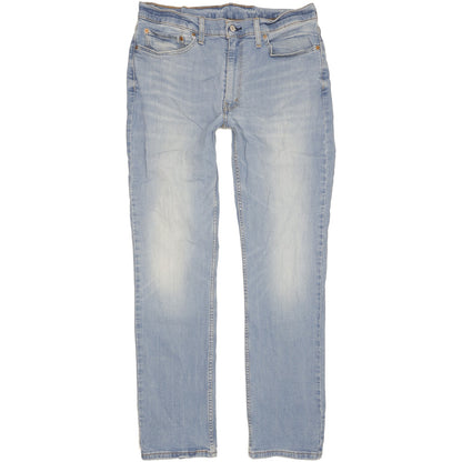 Levi's 514 Men Blue Straight Slim Stretch Jeans W36 L34