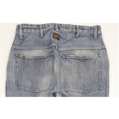 G-Star Elwood Men Blue Straight Regular Jeans W33 L34