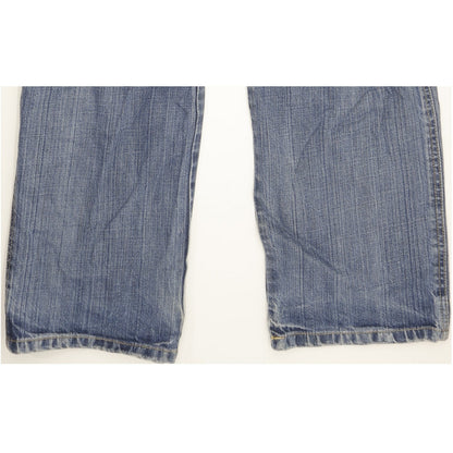 G-Star Elwood Men Blue Straight Regular Jeans W33 L34