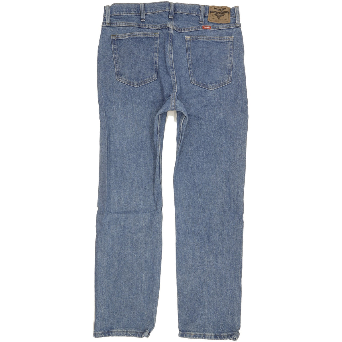 Wrangler Men Blue Straight Regular Stretch Jeans W36 L30