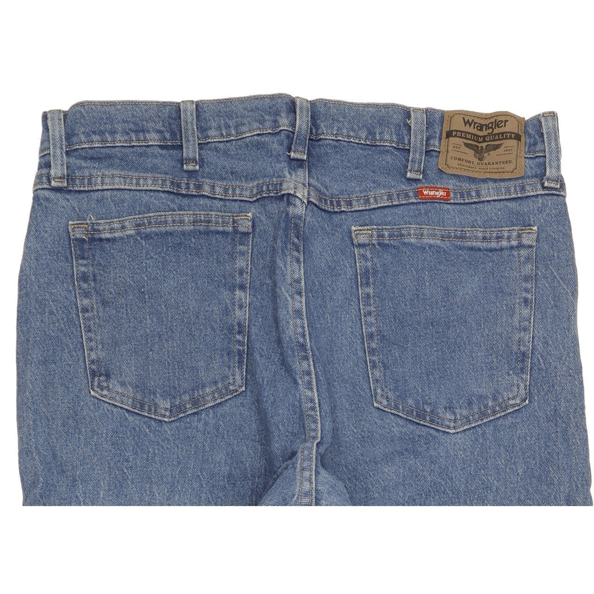 Wrangler Men Blue Straight Regular Stretch Jeans W36 L30