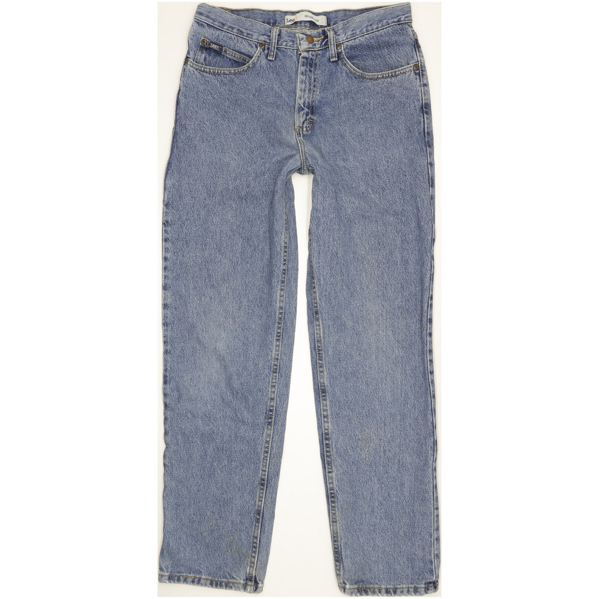 Lee Men Blue Straight Relaxed Jeans W32 L32