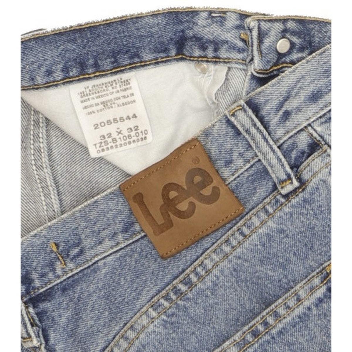 Lee Men Blue Straight Relaxed Jeans W32 L32