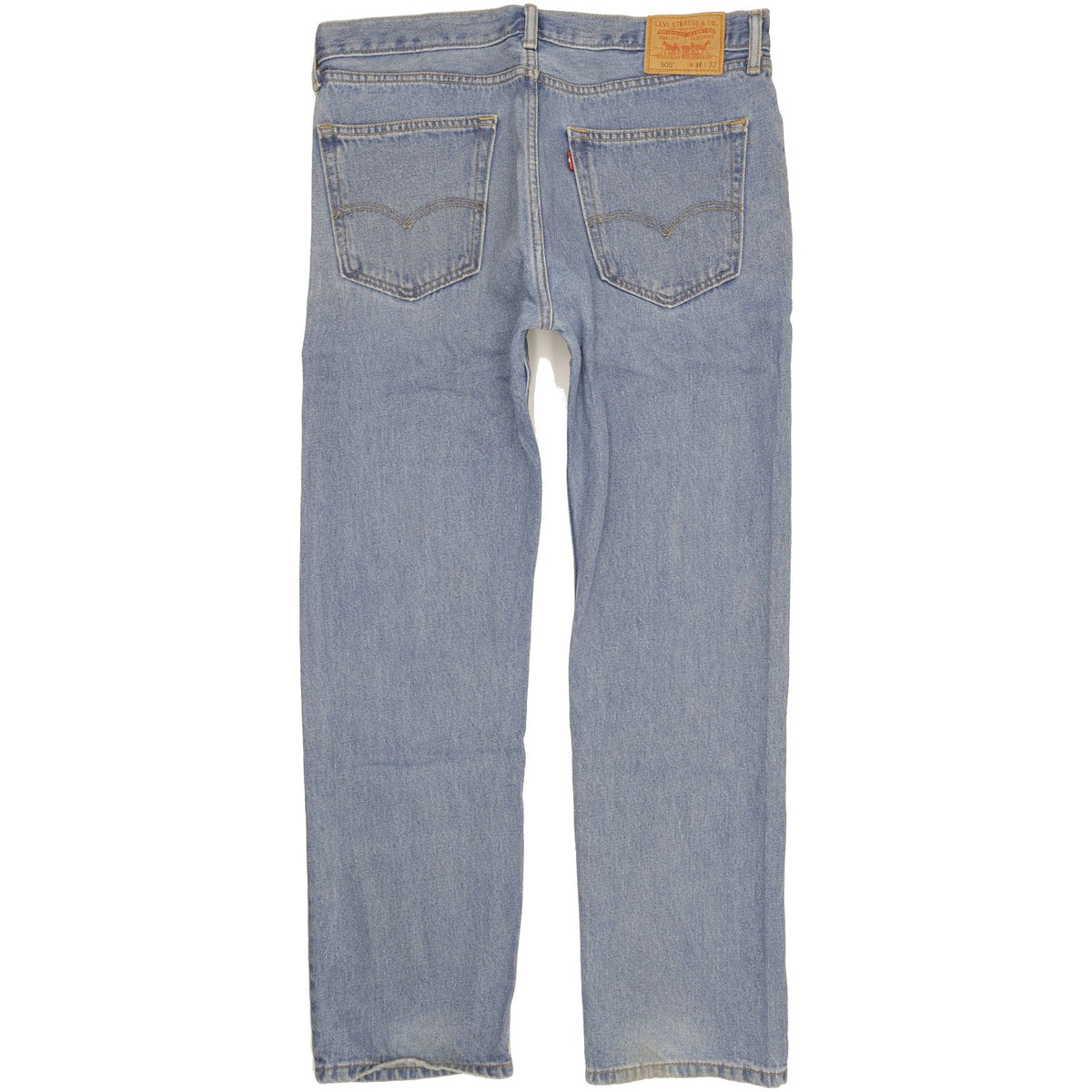 Levi's 505 Men Blue Straight Regular Jeans W36 L32