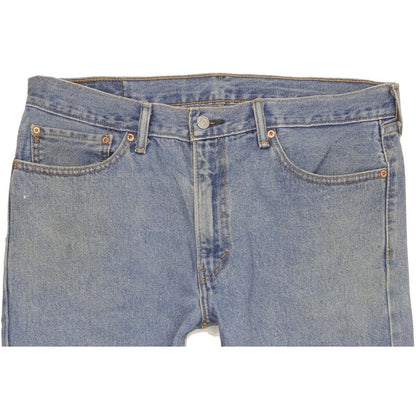 Levi's 505 Men Blue Straight Regular Jeans W36 L32