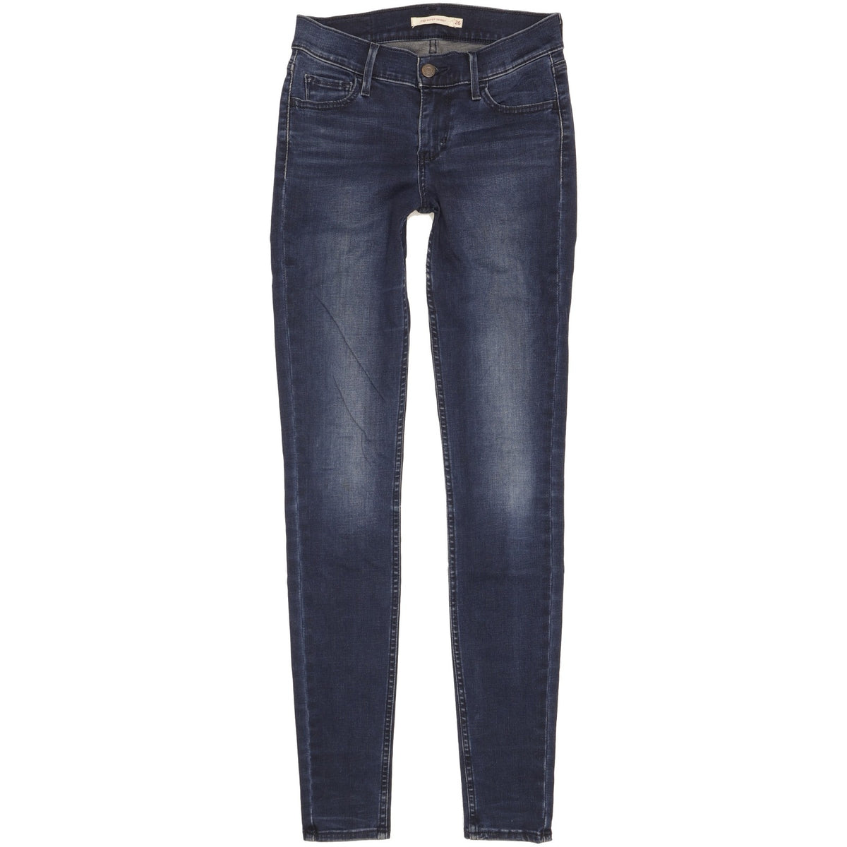 Levi's 710 Super Women Blue Skinny Slim Stretch Jeans W26 L32