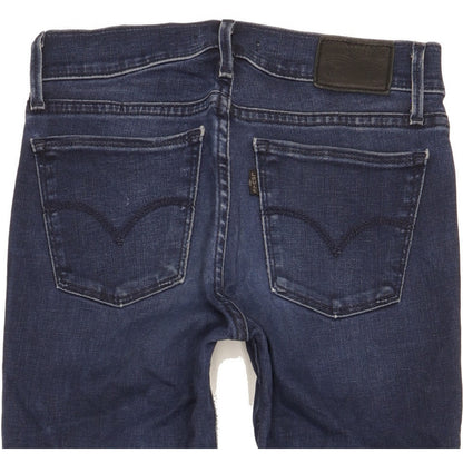Levi's 710 Super Women Blue Skinny Slim Stretch Jeans W26 L32