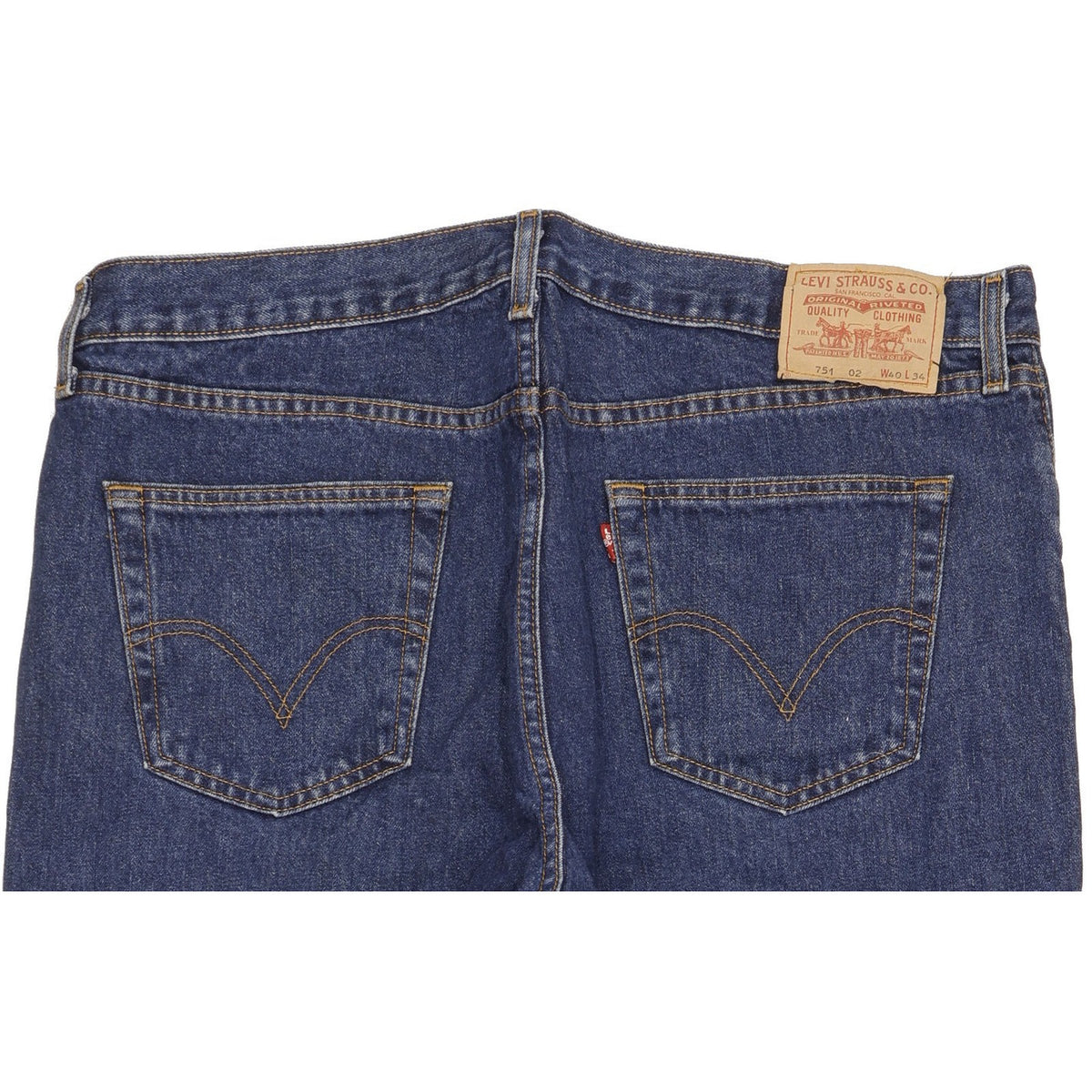 Levi's 751 Men Blue Straight Regular Jeans W40 L26