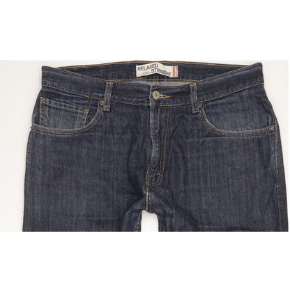 Levi's 559 Men Navy Straight Relaxed Jeans W34 L30