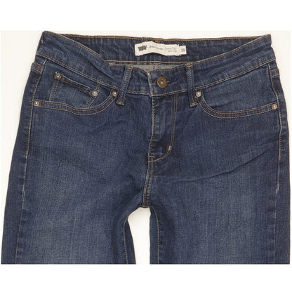Levi's Demi Curve Women Blue Straight Classic Stretch Jeans W28 L28
