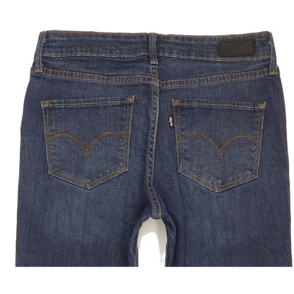 Levi's Demi Curve Women Blue Straight Classic Stretch Jeans W28 L28
