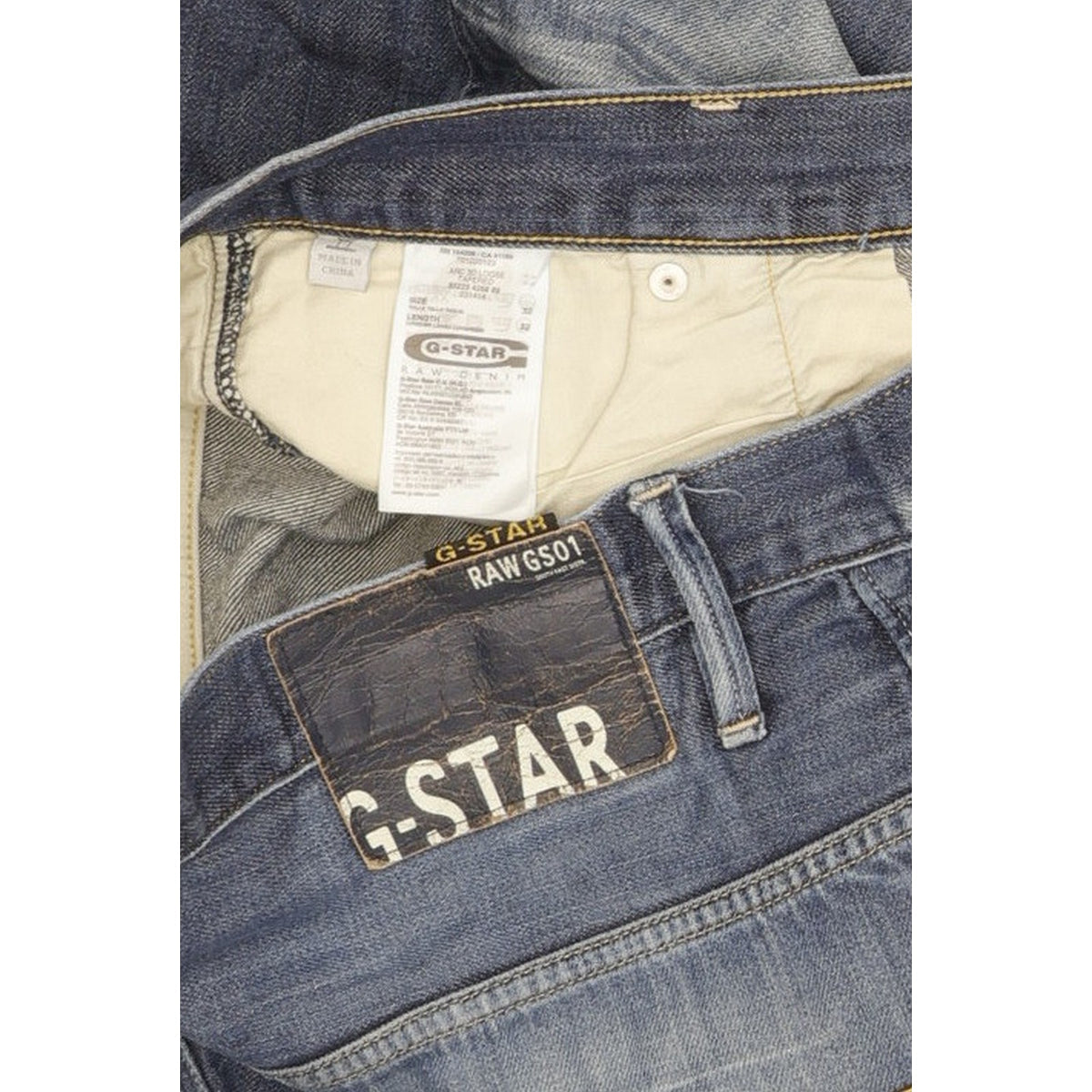 G-Star Arc 3D Men Blue Tapered Loose Jeans W32 L32