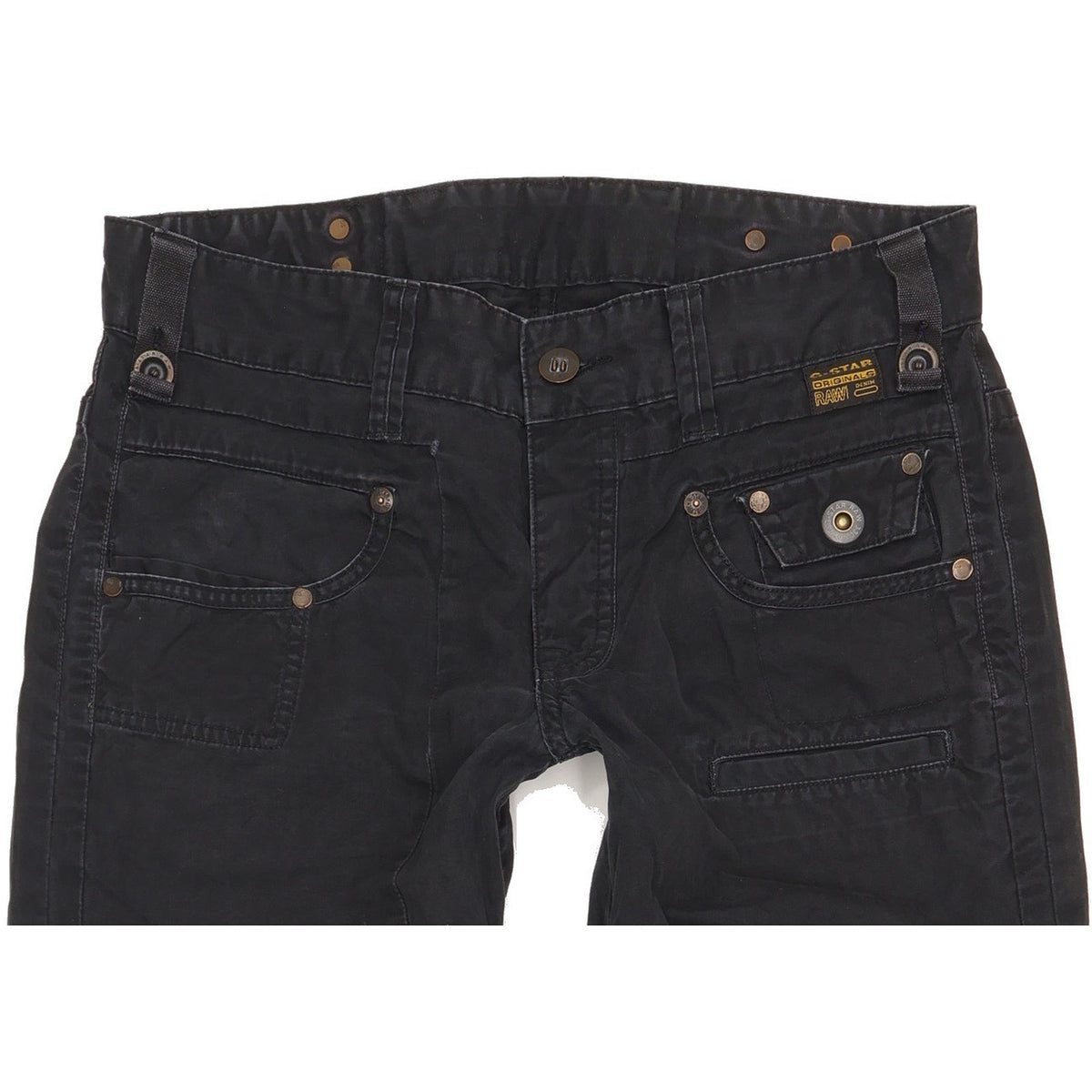 G-Star Army Radar Men Black Straight Regular Jeans W32 L31