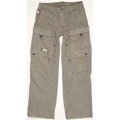 G-Star Men Grey Straight Loose Trousers W30 L33