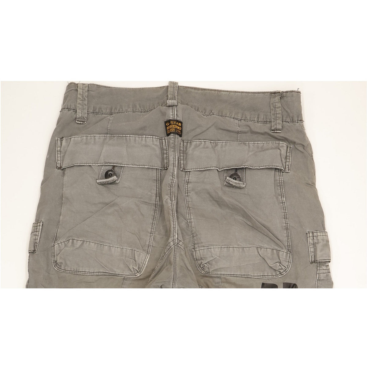 G-Star Men Grey Straight Loose Trousers W30 L33