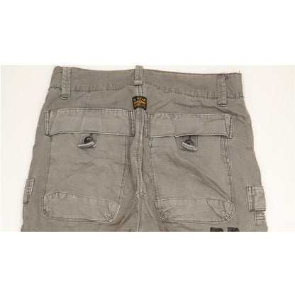 G-Star Men Grey Straight Loose Trousers W30 L33