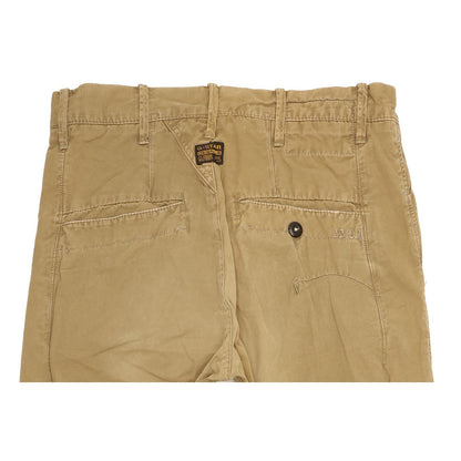 G-Star Bronson Men Brown Straight Regular Chino Trousers W31 L36