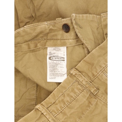 G-Star Bronson Men Brown Straight Regular Chino Trousers W31 L36