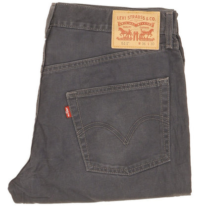 Levi's 511 Men Blue Straight Slim Jeans W36 L29