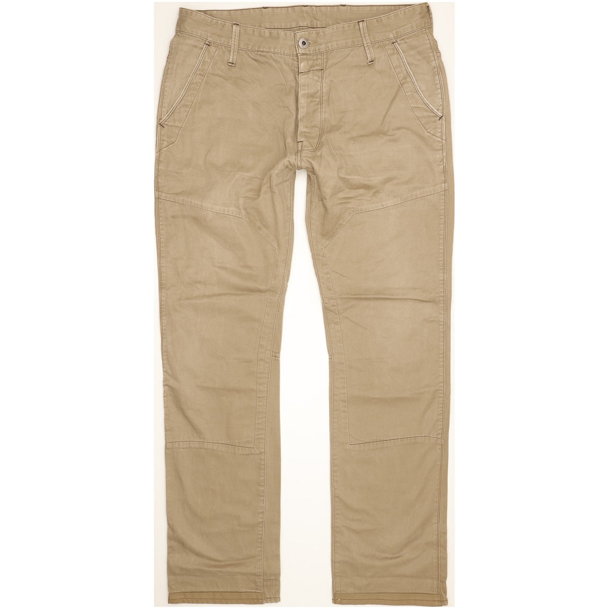 G-Star State Men Brown Tapered Regular Chino Trousers W36 L33