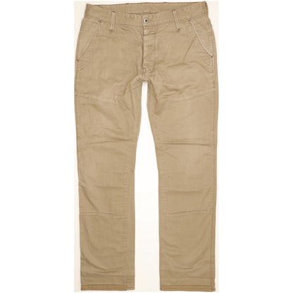 G-Star State Men Brown Tapered Regular Chino Trousers W36 L33