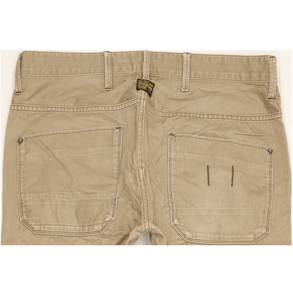 G-Star State Men Brown Tapered Regular Chino Trousers W36 L33