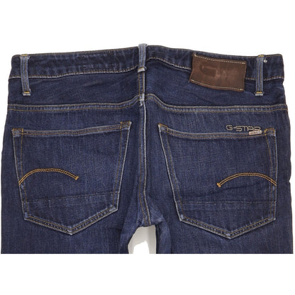 G-Star 3301 Men Blue Tapered Slim Jeans W34 L32