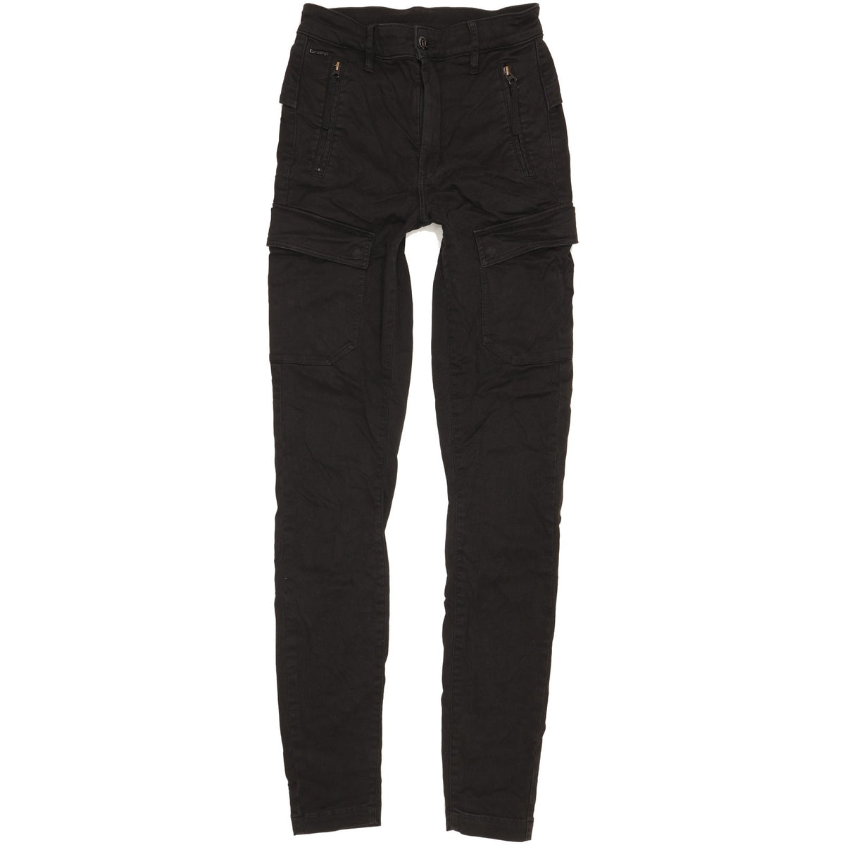 G-Star Cargo Black Skinny Slim Stretch Jeans High Waisted W26 L34
