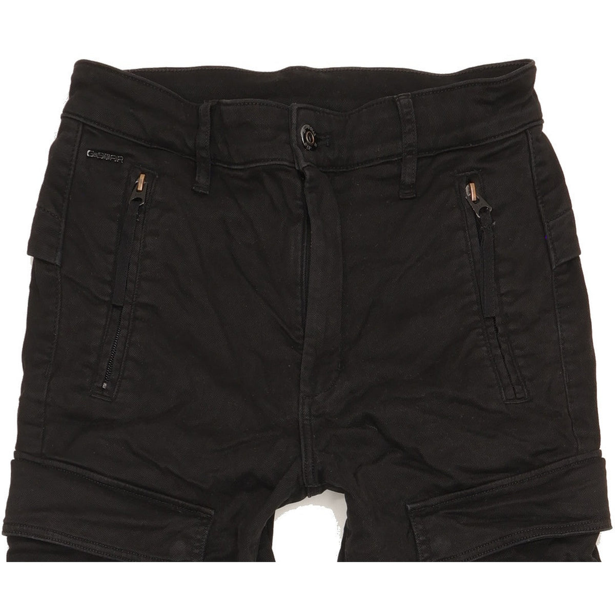 G-Star Cargo Black Skinny Slim Stretch Jeans High Waisted W26 L34